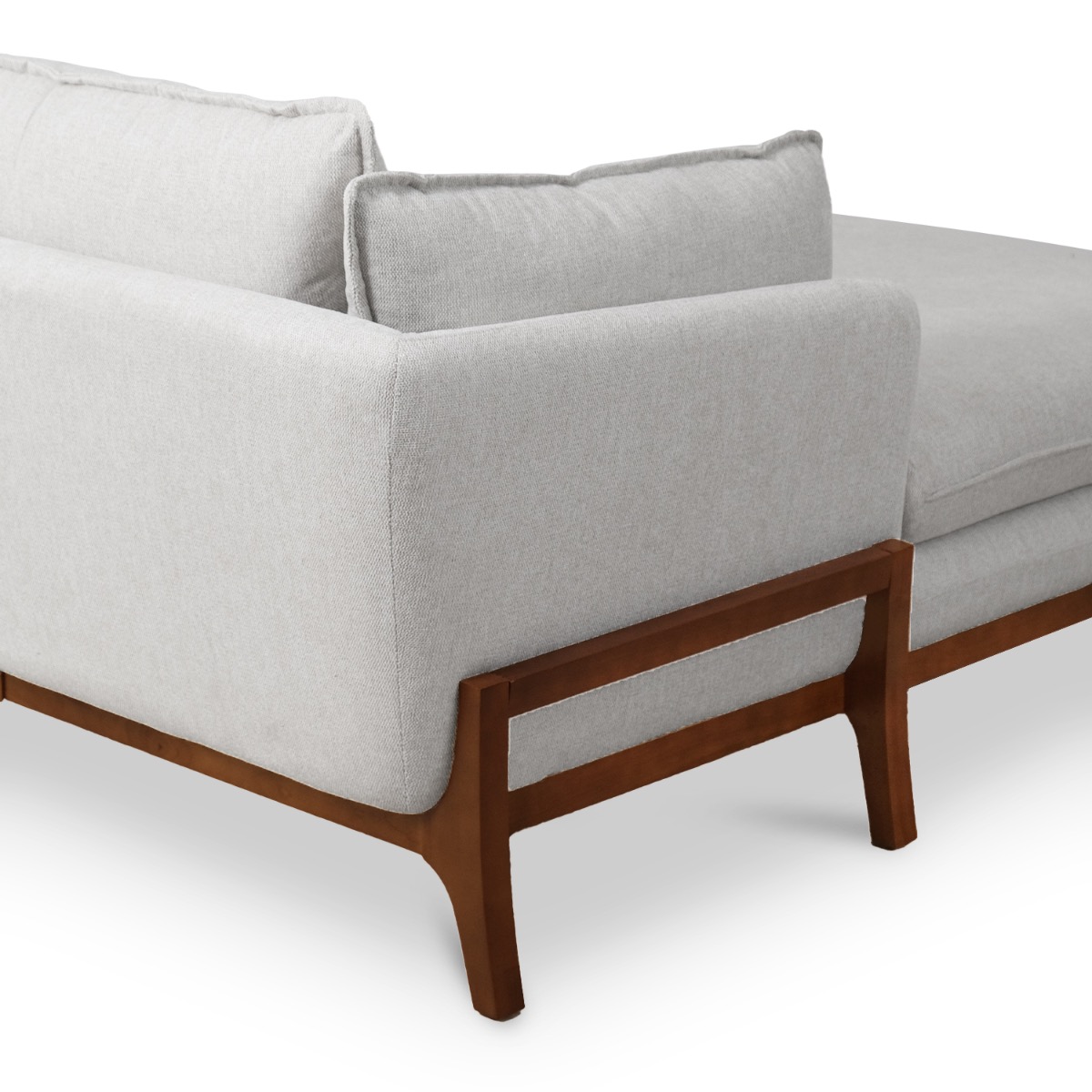 Brett Light Grey Right Sectional Sofa