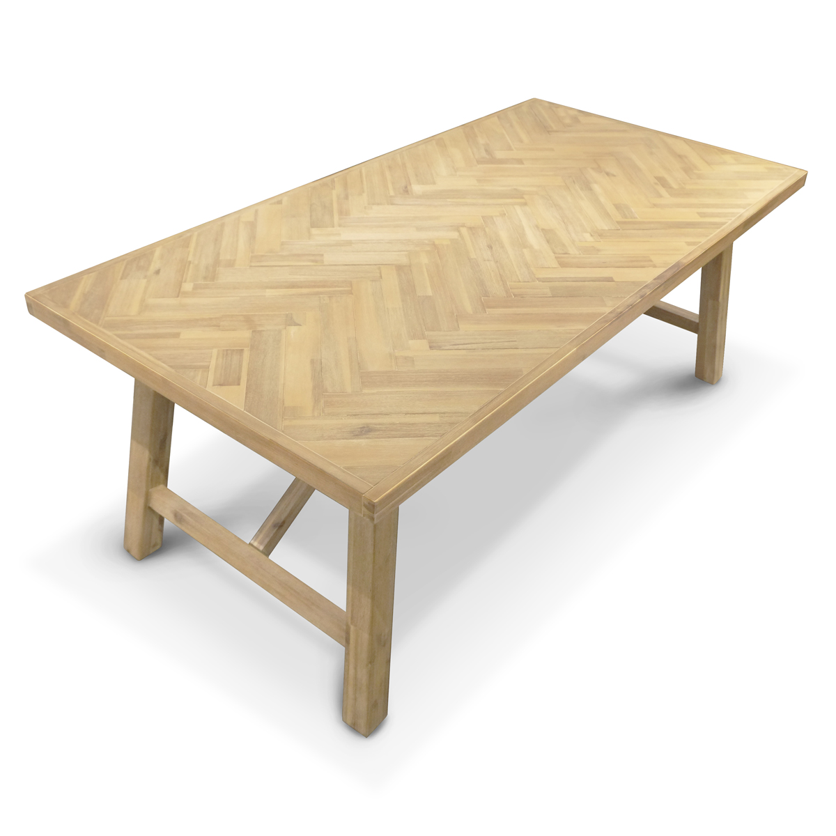 Brixton Parquet Dining Table 200cm