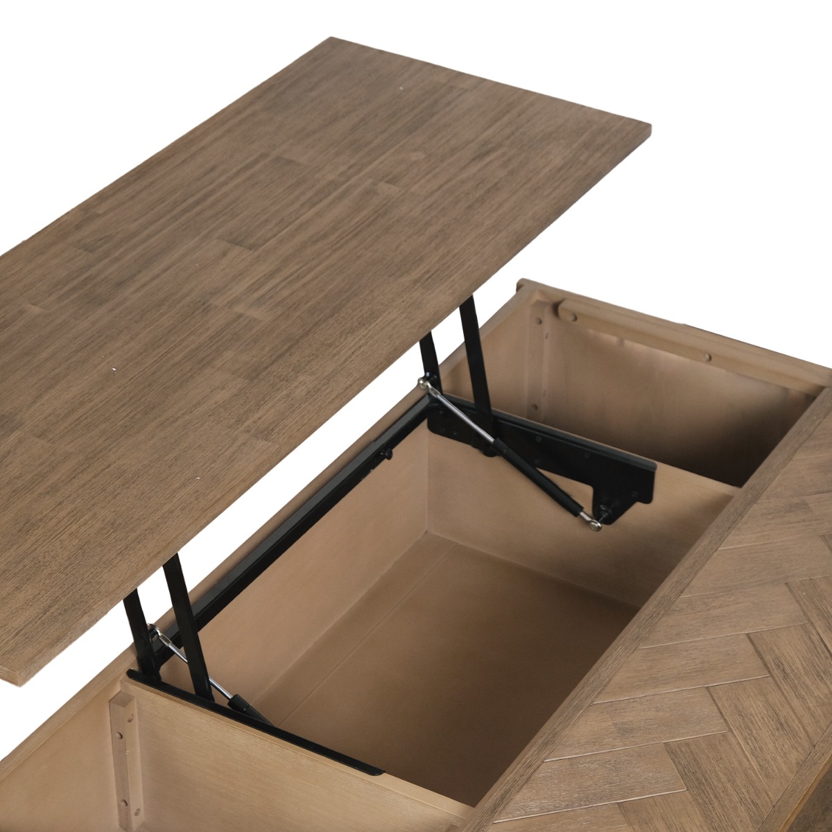 Brixton Smoke Walnut Lift-Top Coffee Table