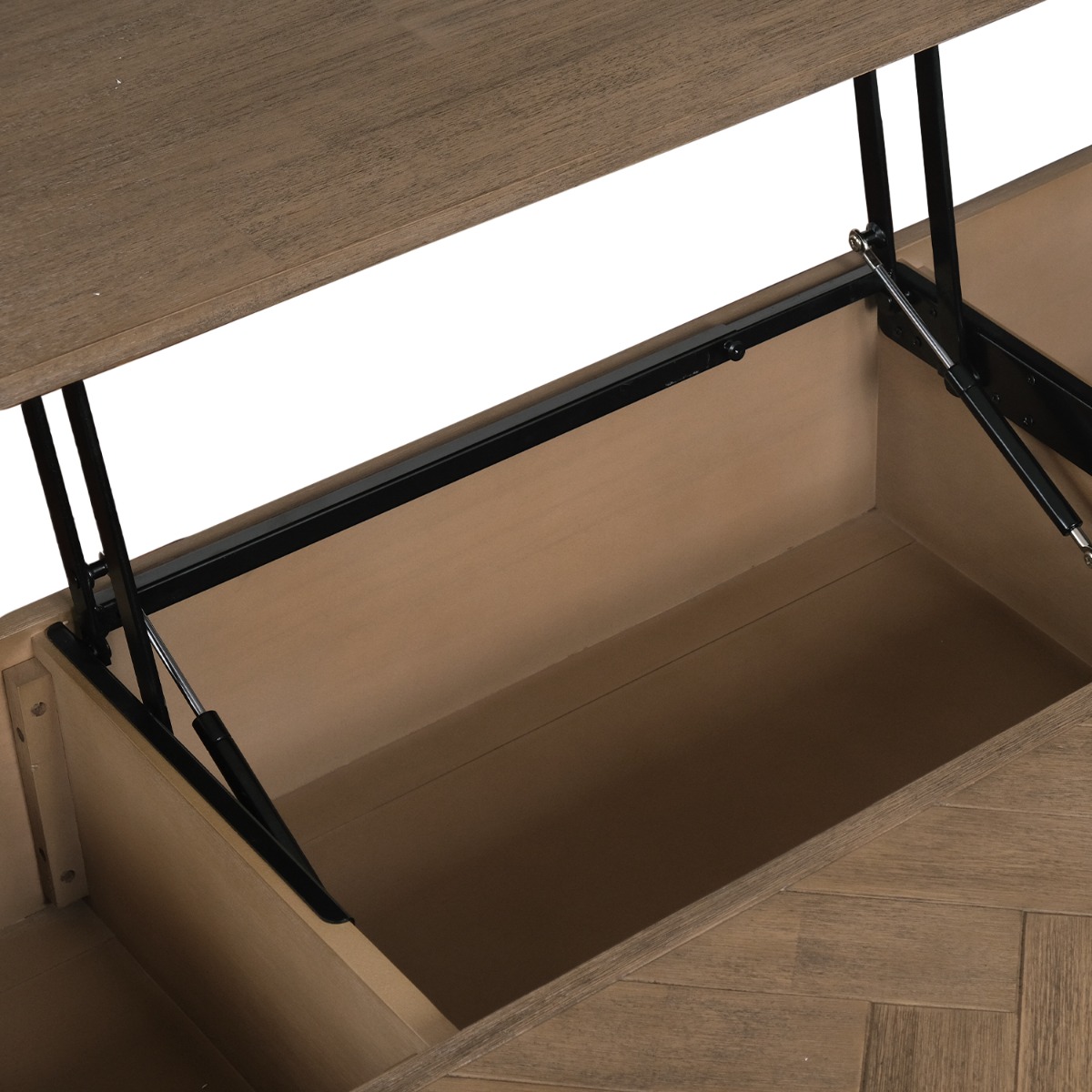 Brixton Smoke Walnut Lift-Top Coffee Table