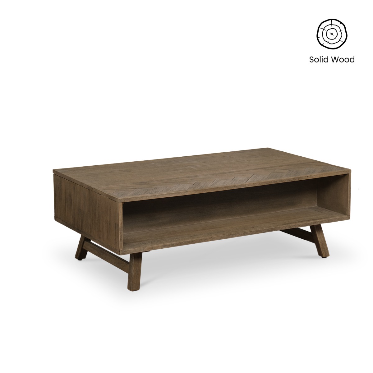 Brixton Smoke Walnut Lift-Top Coffee Table
