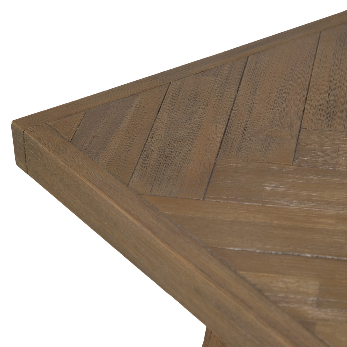 Brixton Smoke Walnut Parquet Table 160cm