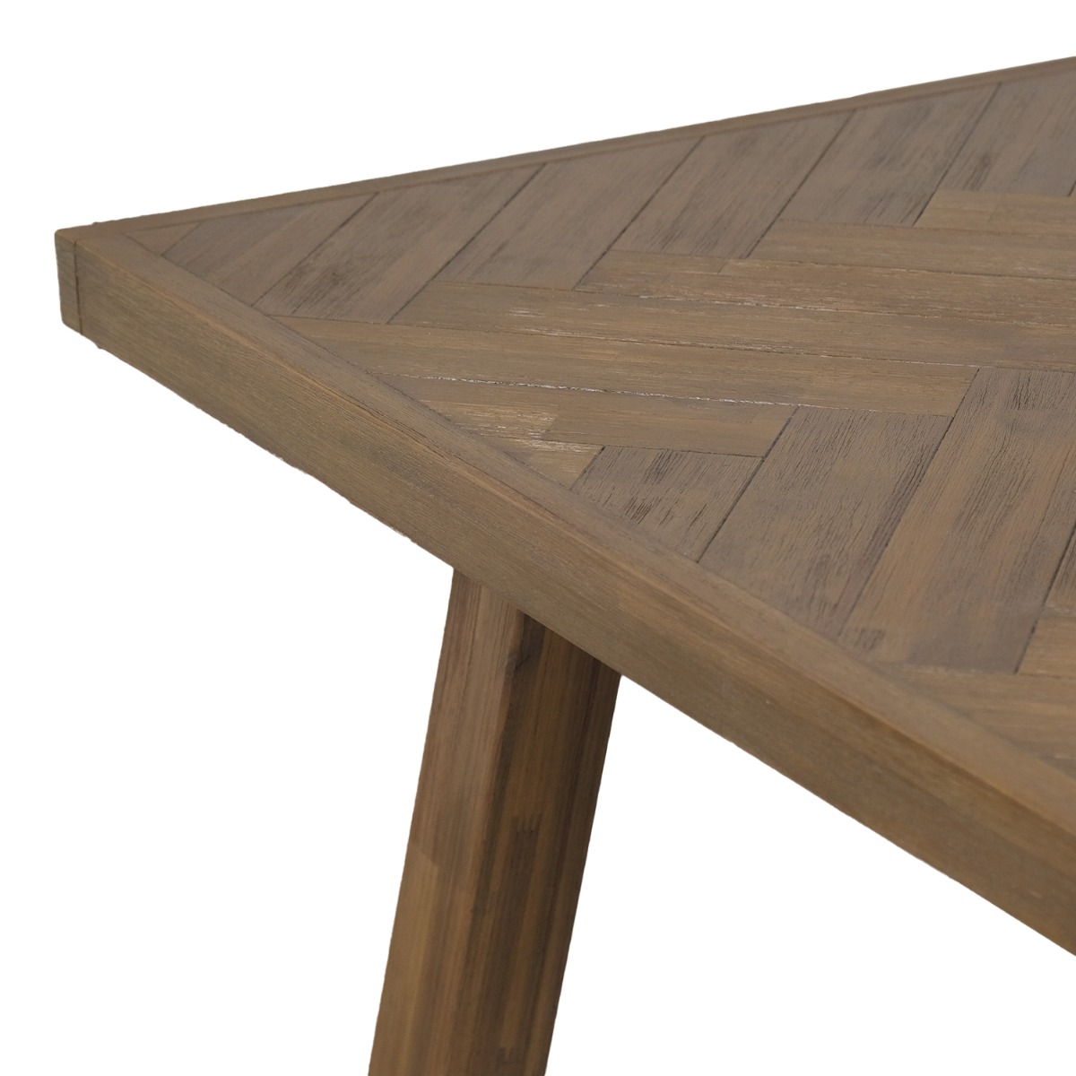Brixton Smoke Walnut Parquet Table 160cm
