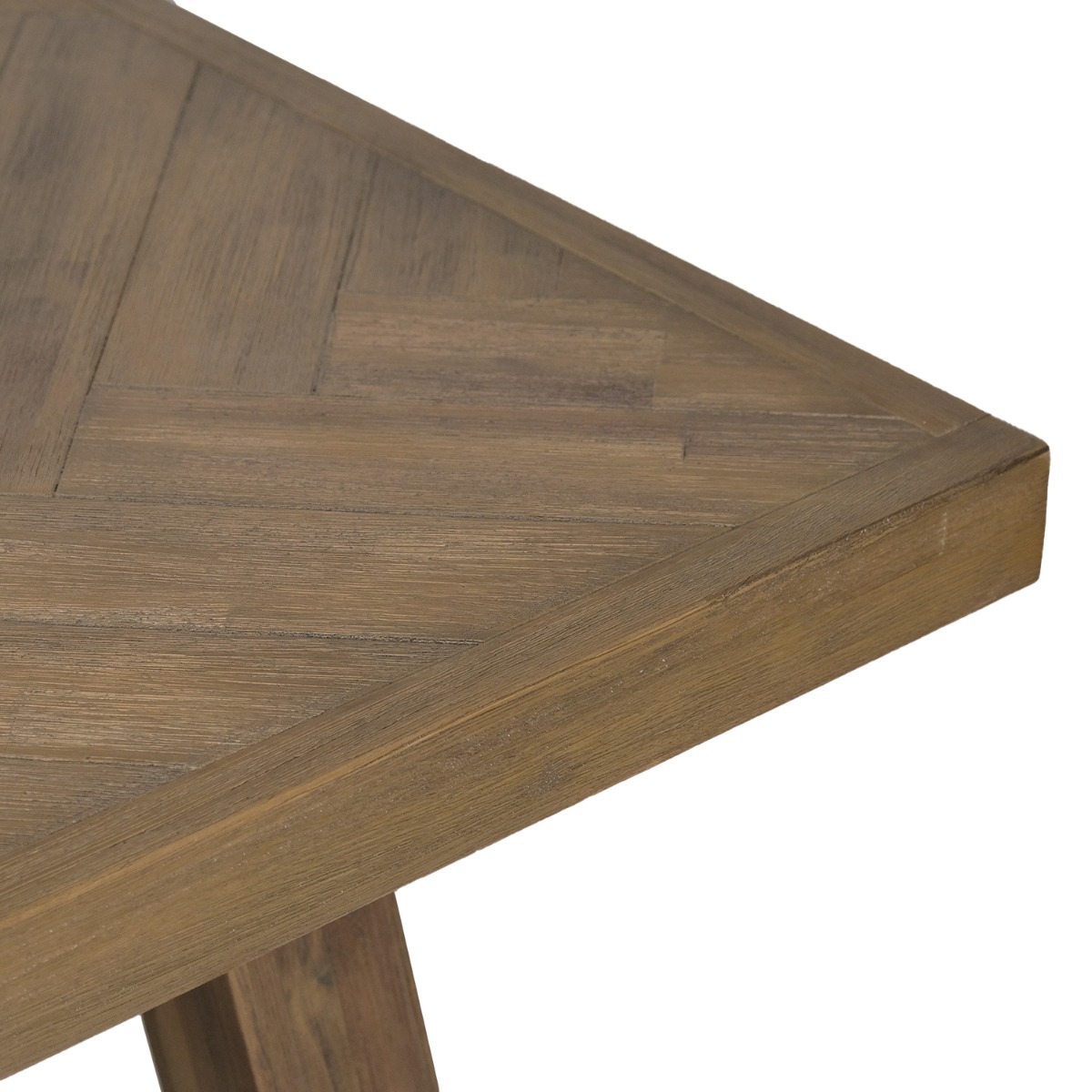 Brixton Smoke Walnut Parquet Table 160cm