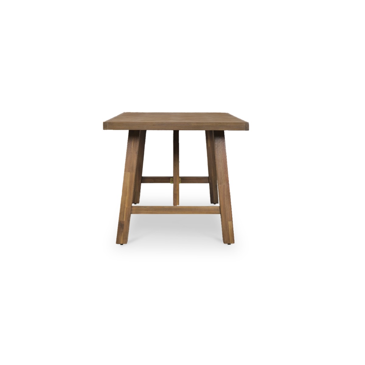 Brixton Smoke Walnut Parquet Table 200cm