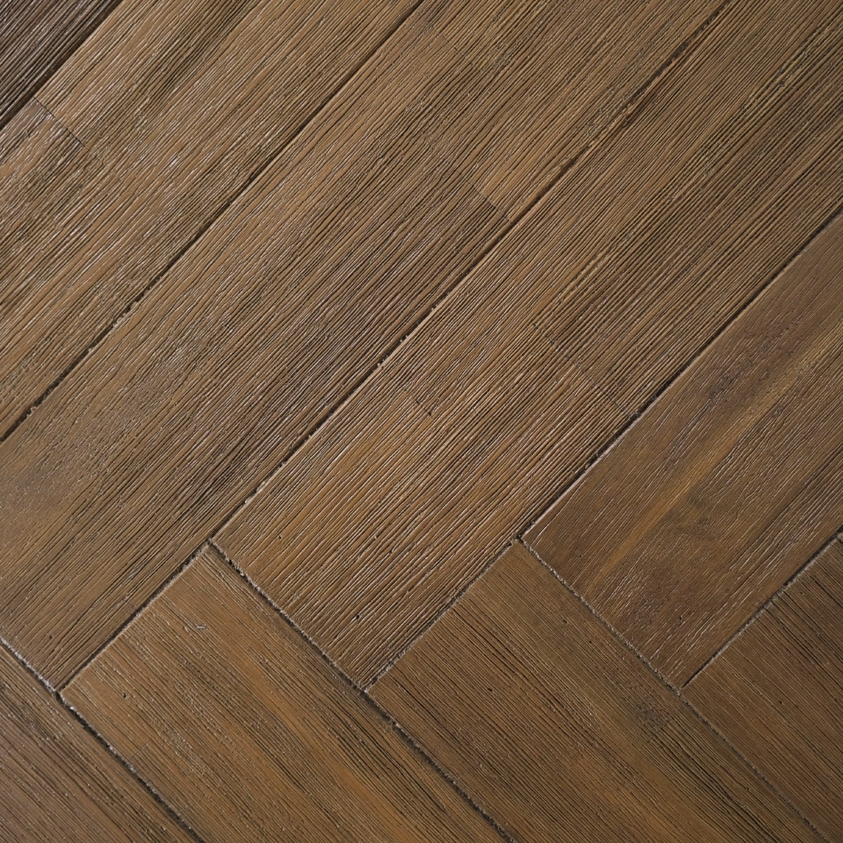 Brixton Smoke Walnut Parquet Table 200cm
