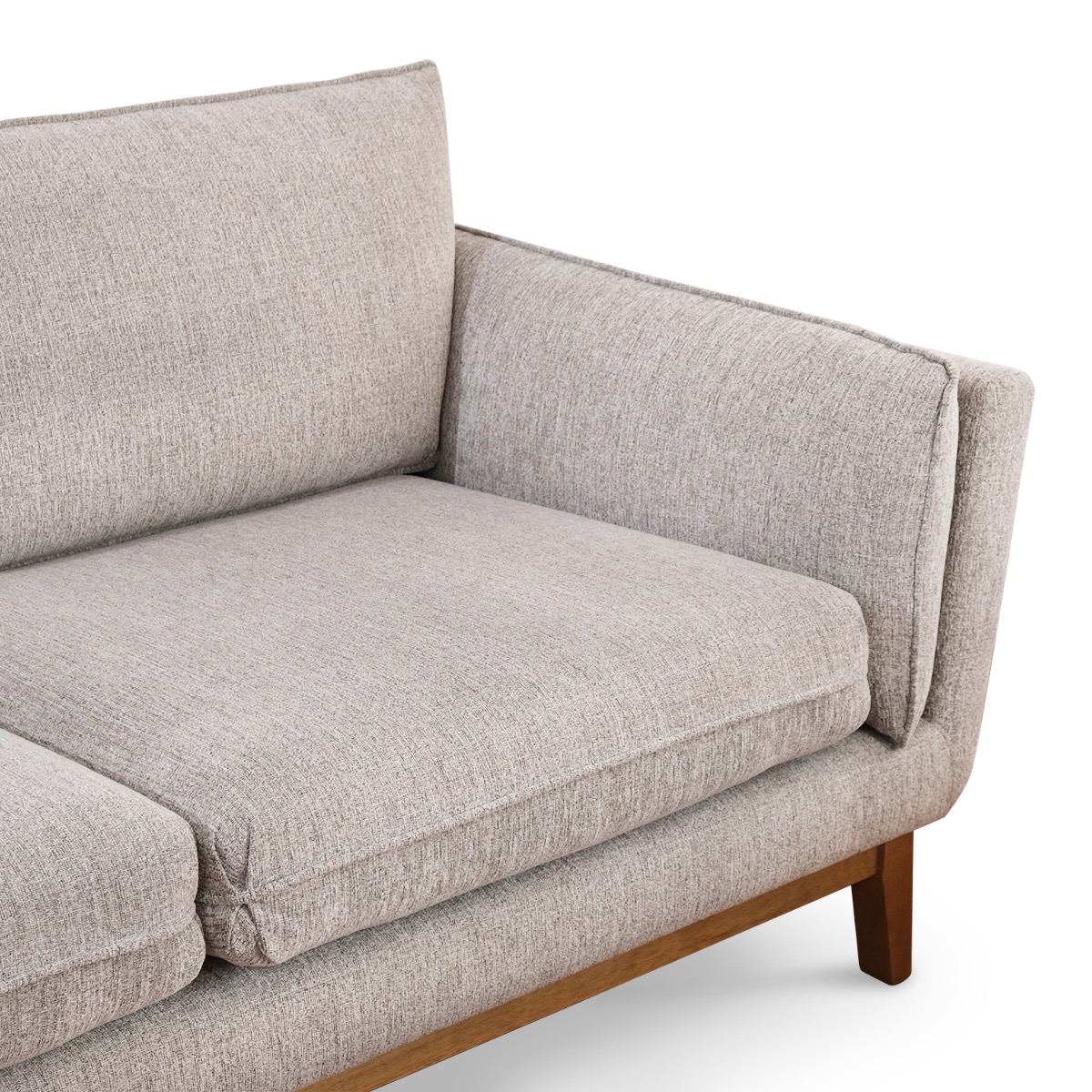 Bryant Light Grey Right Sectional Sofa