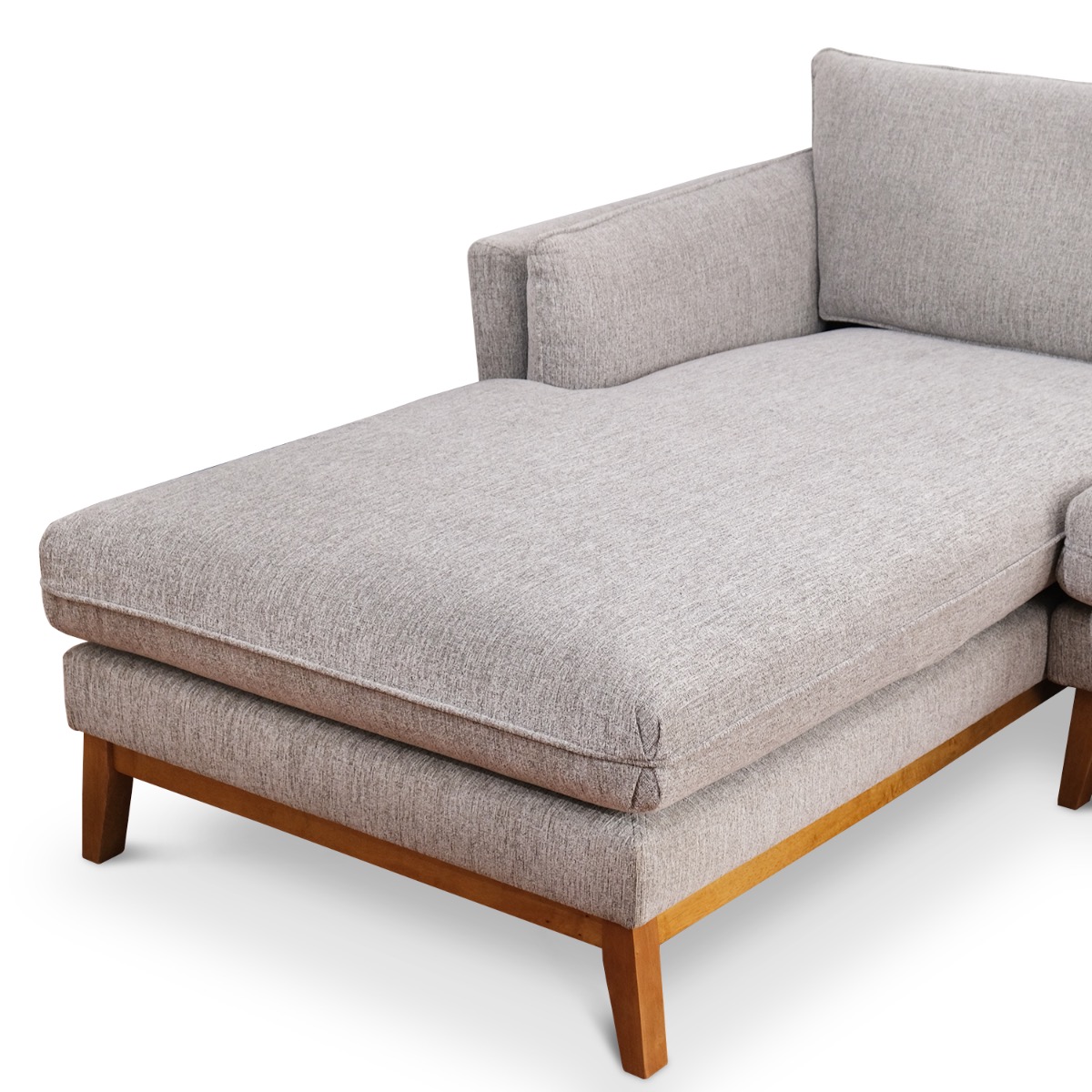 Bryant Light Grey Right Sectional Sofa