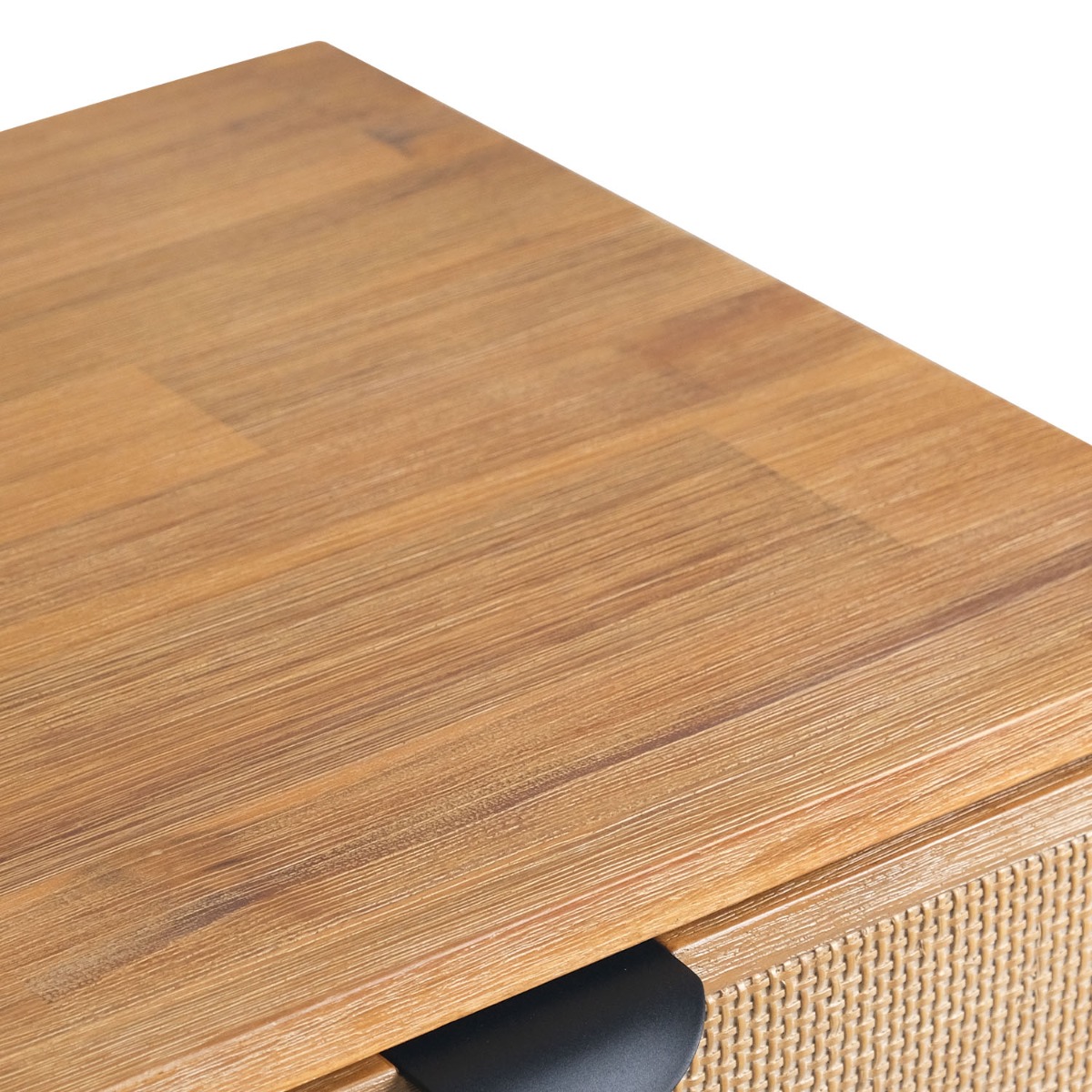 Budi Rustic 2 Drawers Console 90cm
