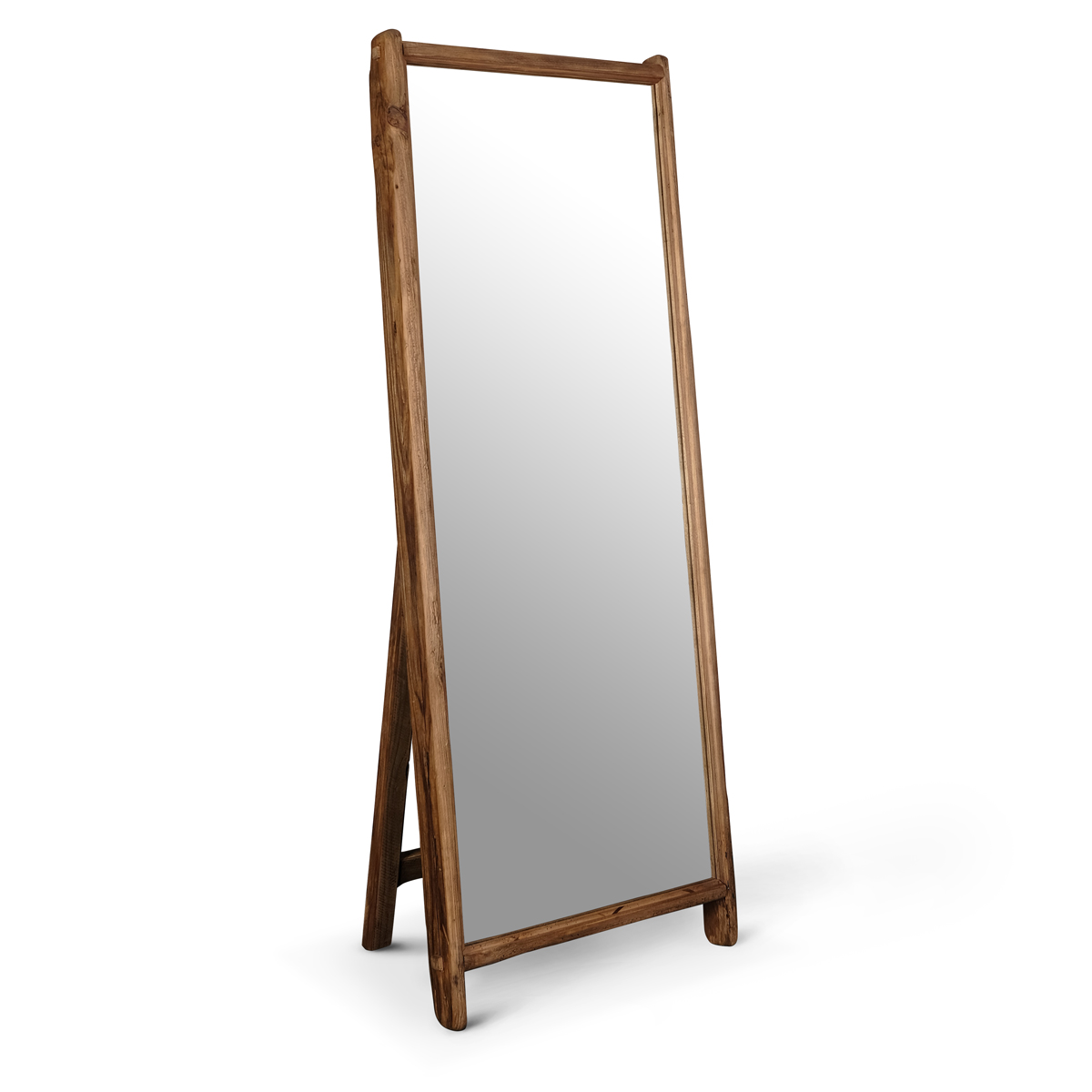 Reclaimed Wood Standing Mirror