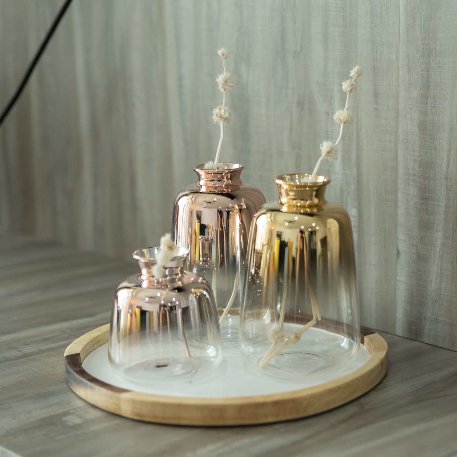 Lilia Gold Large Vase