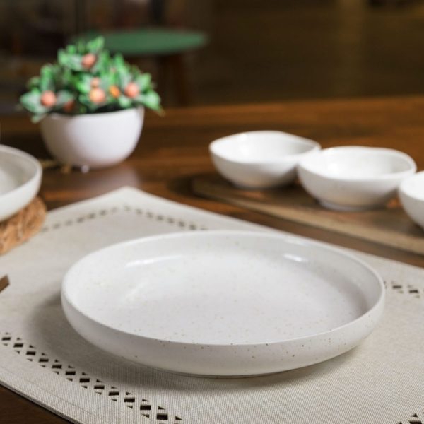 Calla White Side Plate