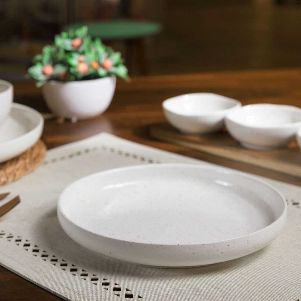 Calla White Side Plate