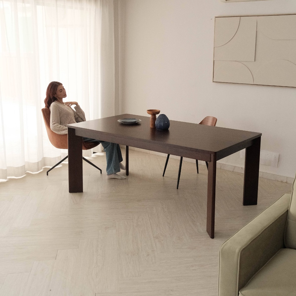 Barry Mahogany Dining Table 180cm