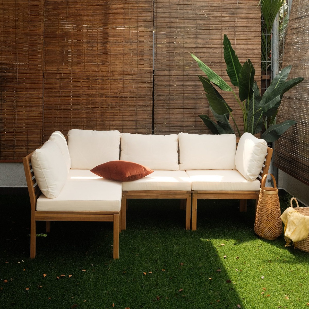 Freesia Outdoor Modular 3 Seater Corner Sofa