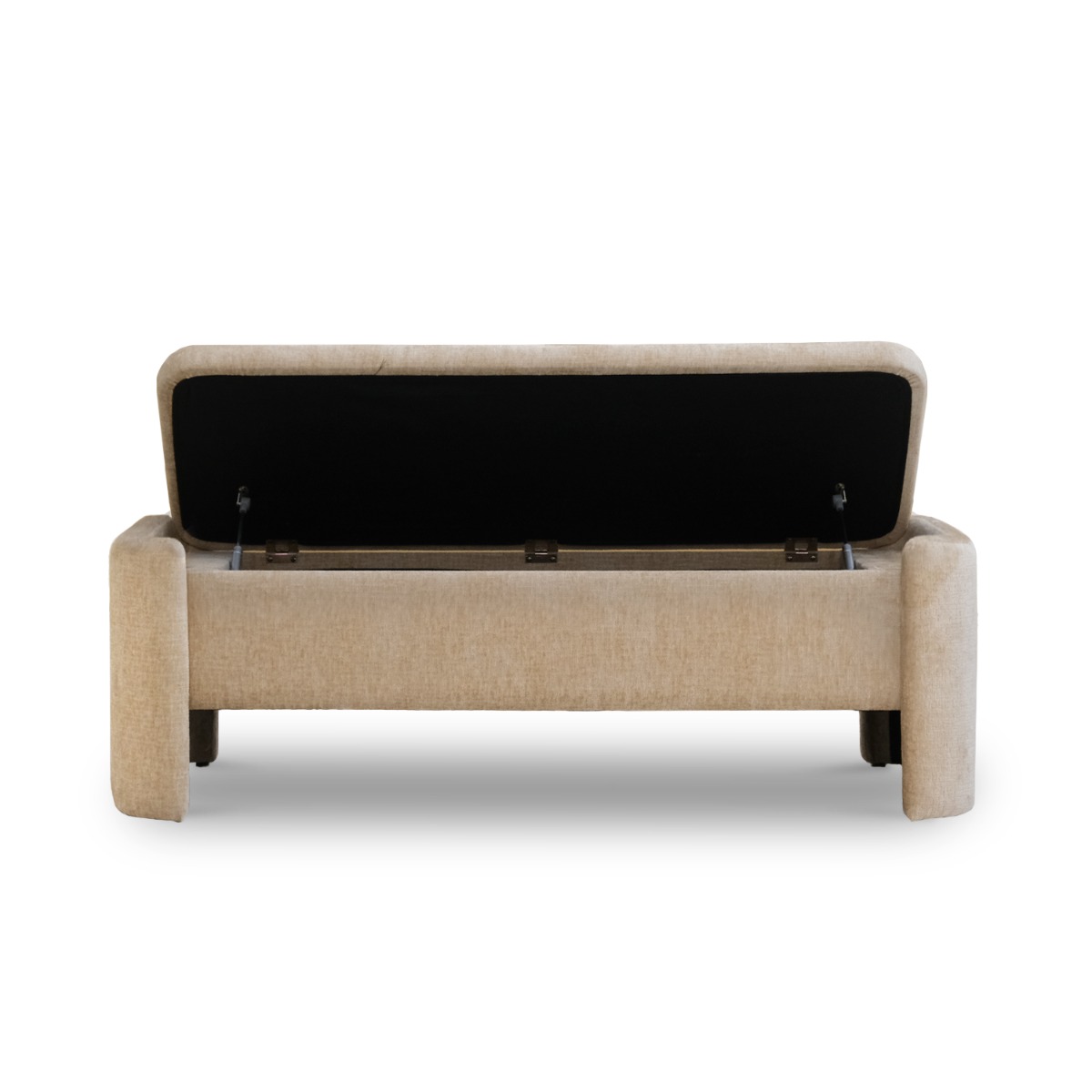 Candra Champagne Storage Bench
