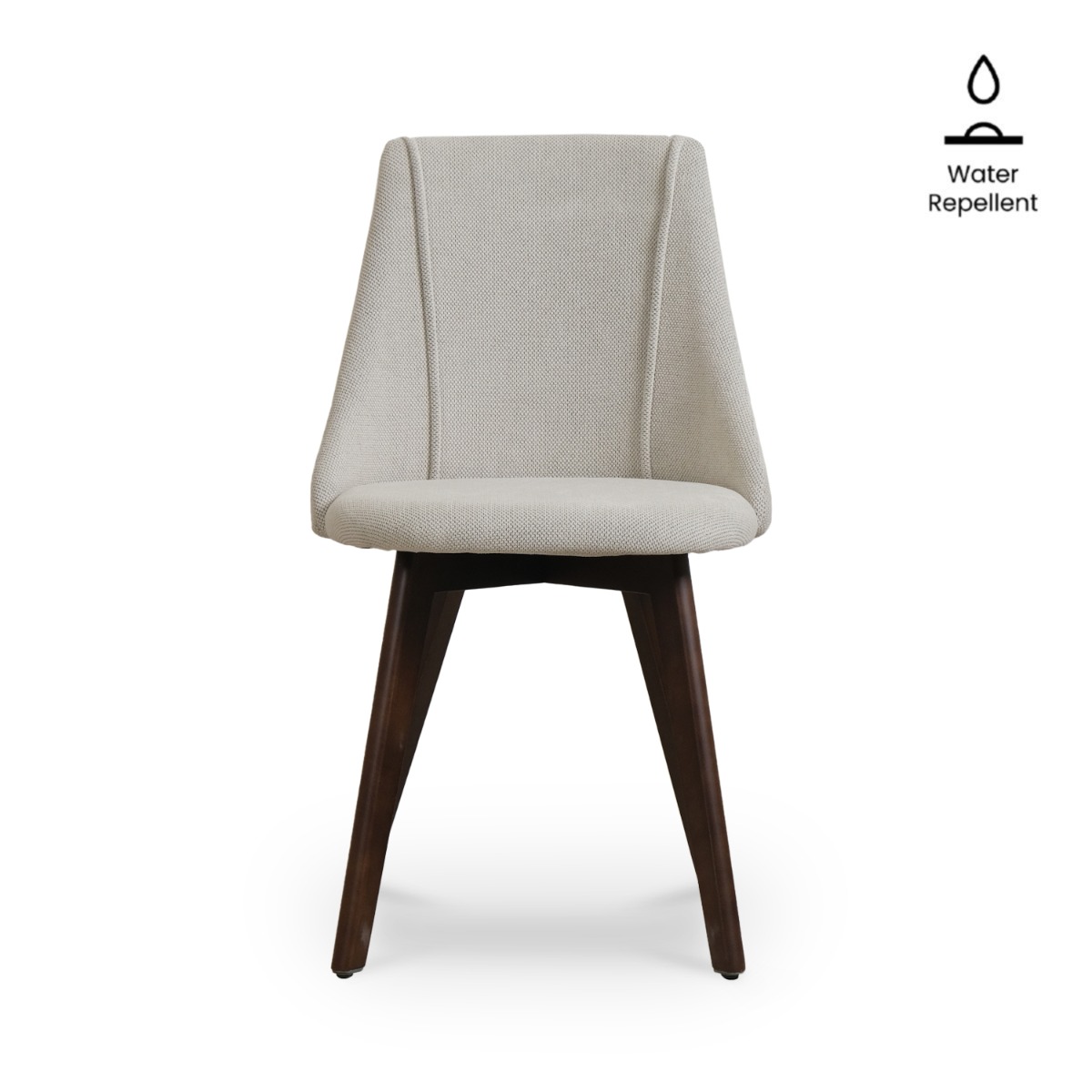 Cara Cappuccino Dining Chair - Oatmeal