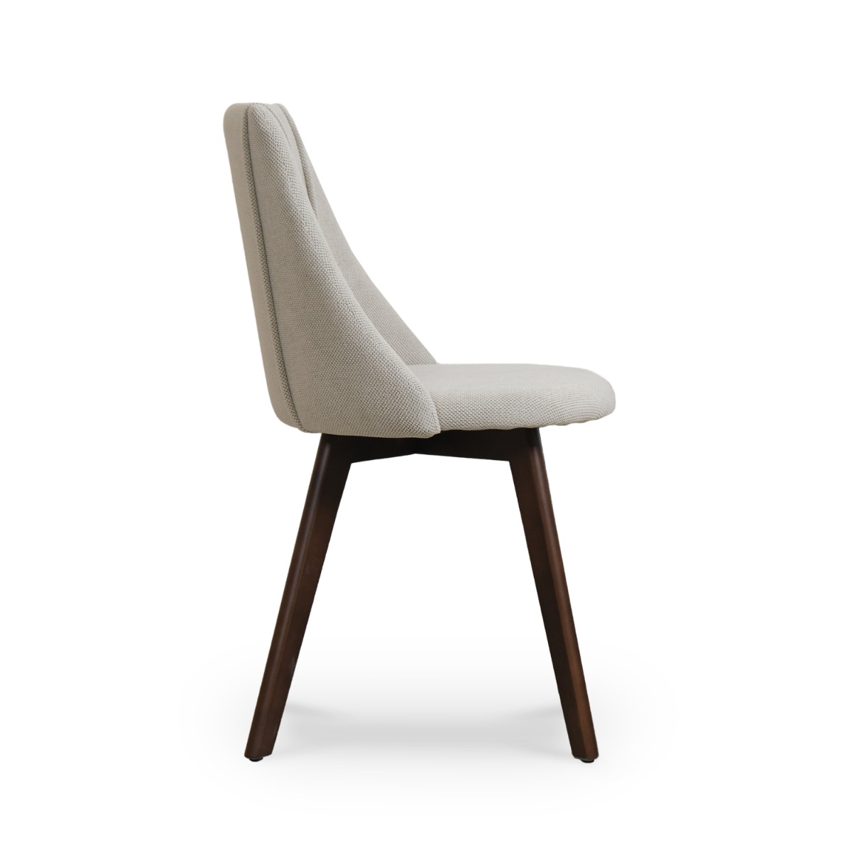 Cara Cappuccino Dining Chair - Oatmeal