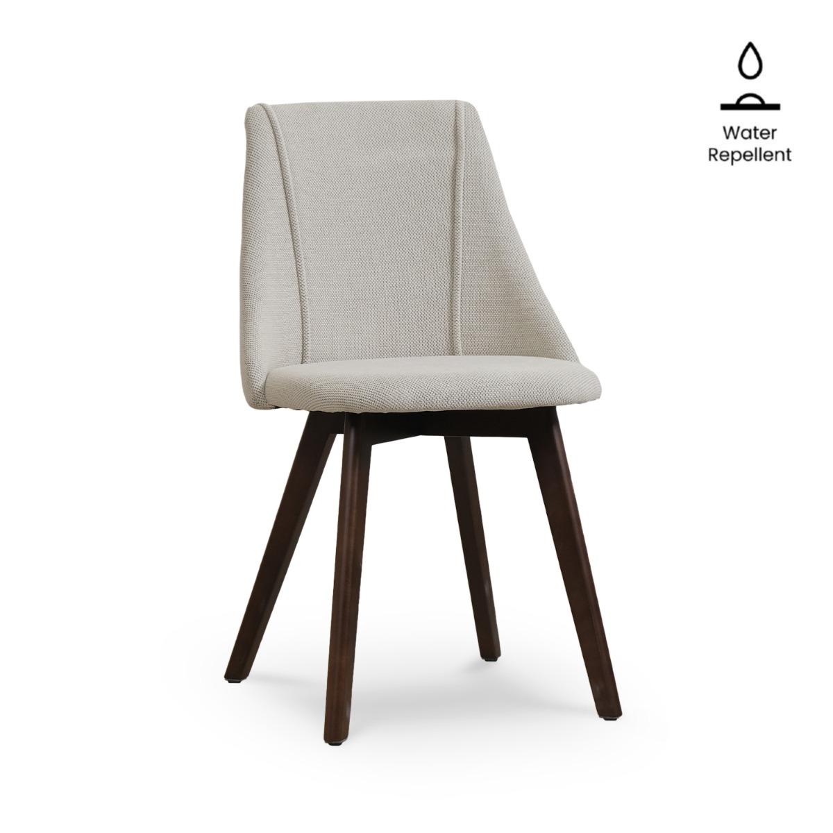 Cara Cappuccino Dining Chair - Oatmeal