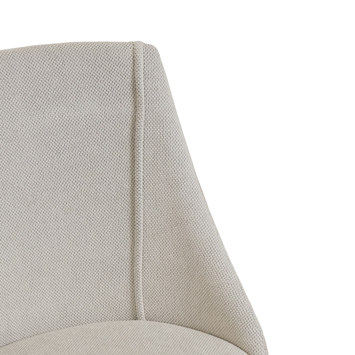 Cara Cappuccino Dining Chair - Oatmeal