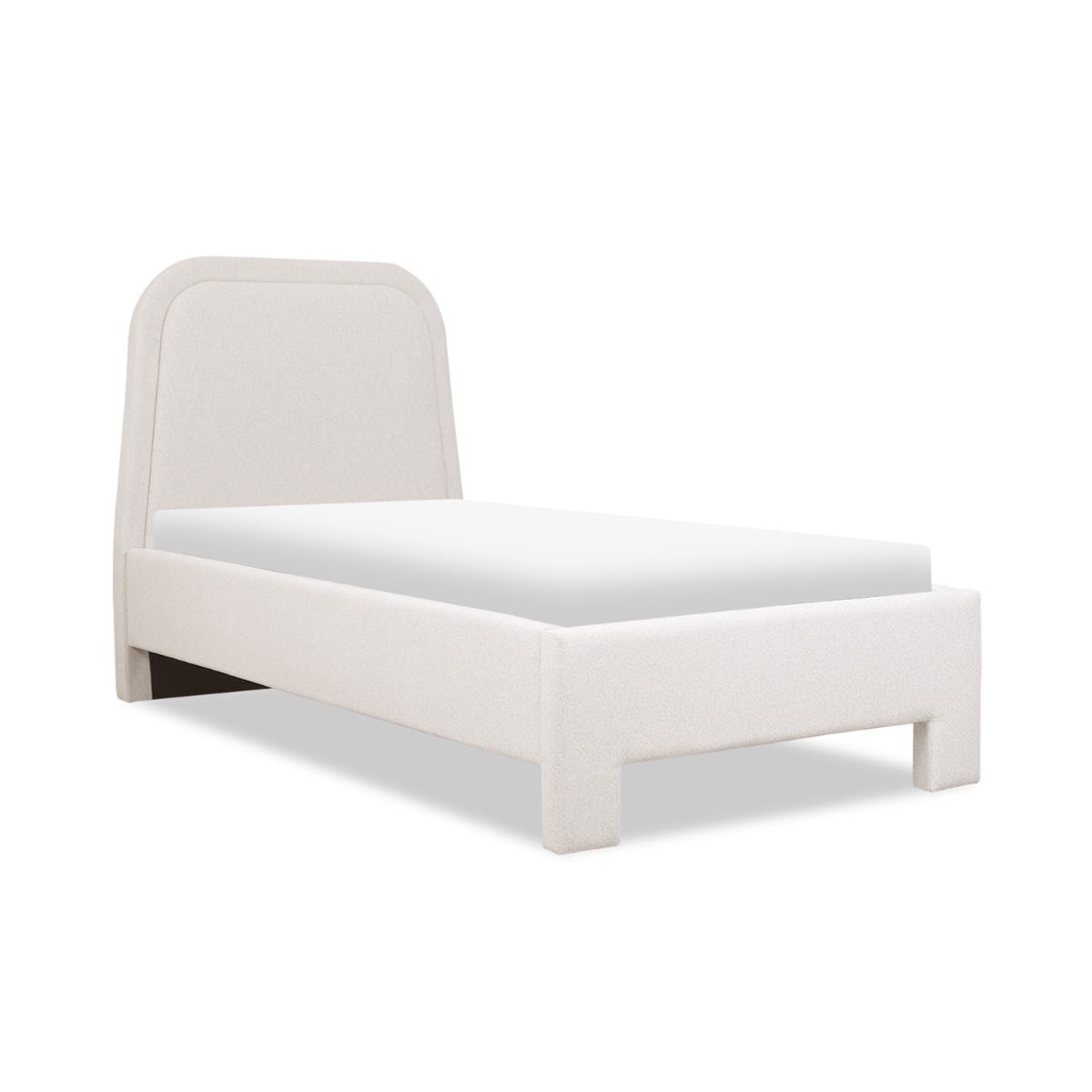 Charlotte Chiffon Beige Single Bed