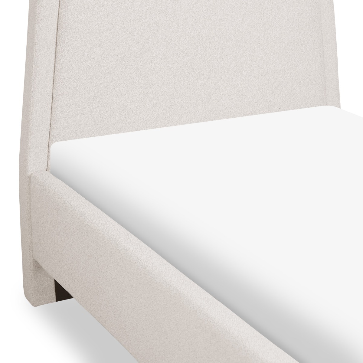 Charlotte Chiffon Beige Single Bed