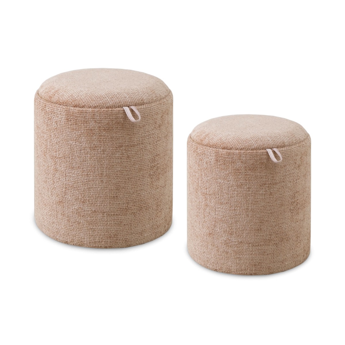 Chella Tea Rose Storage Stool (Set of 2)