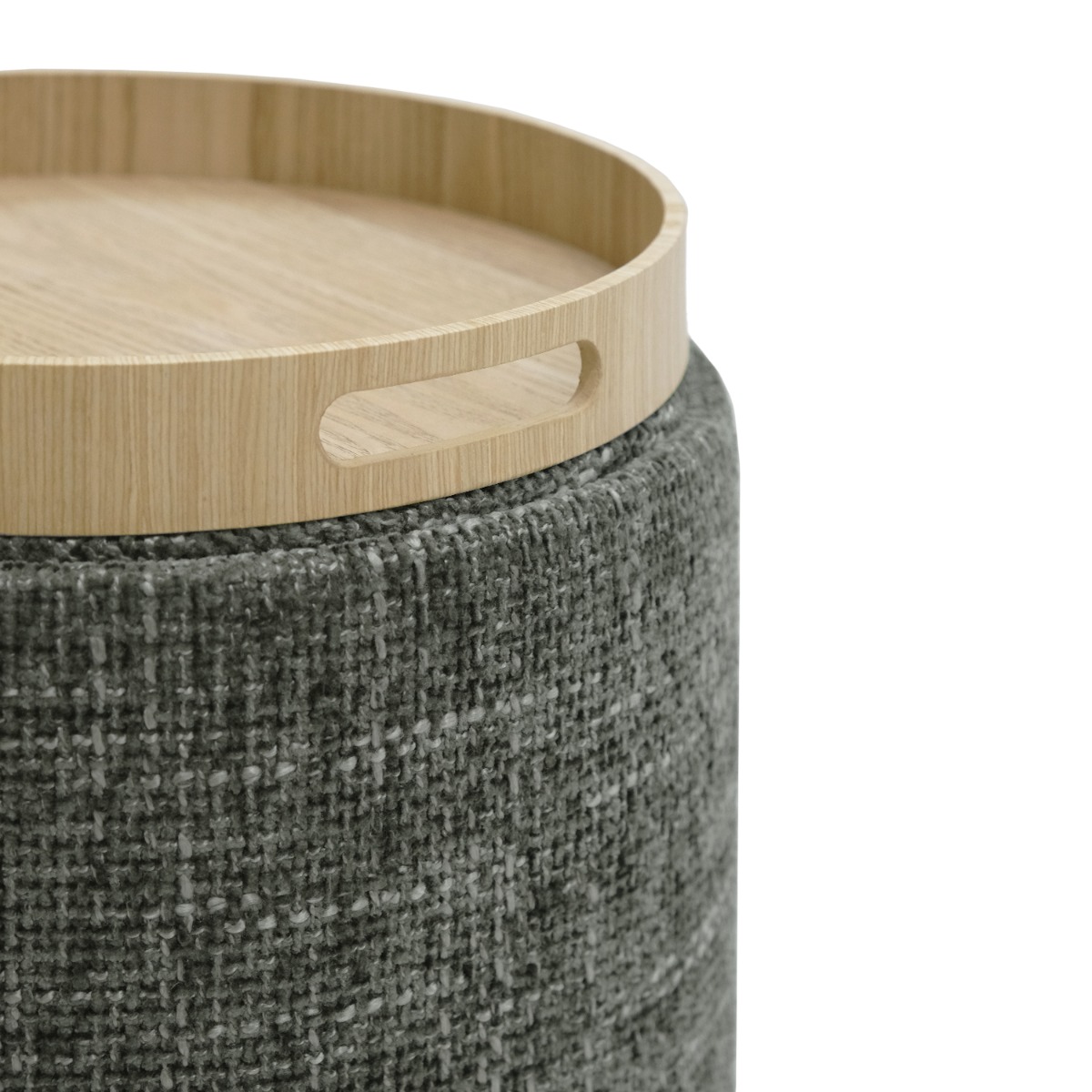 Chella Moss Green Storage Stool (Set of 2)
