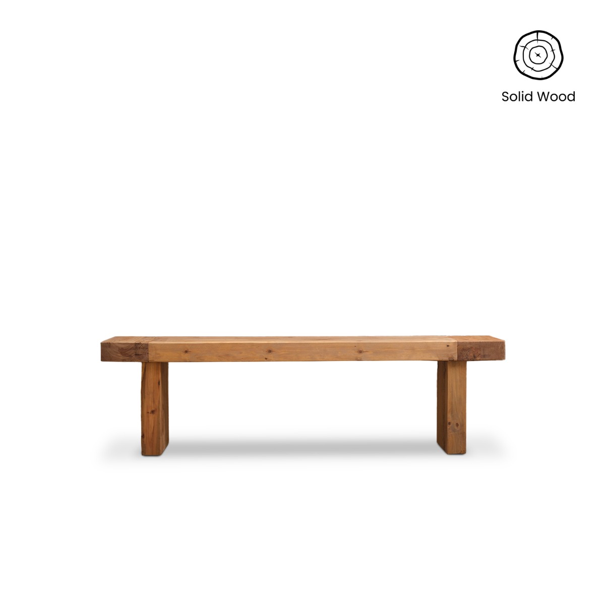 Chunk Reclaimed Wood Bench 157cm
