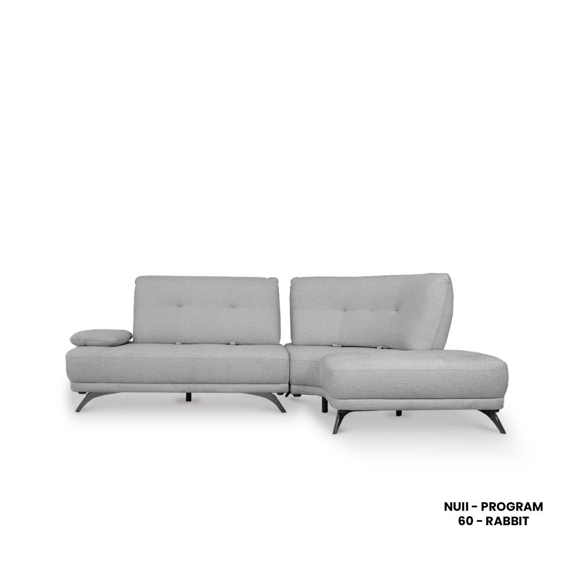 Claudia Left Corner Sofa With Adjustable Back