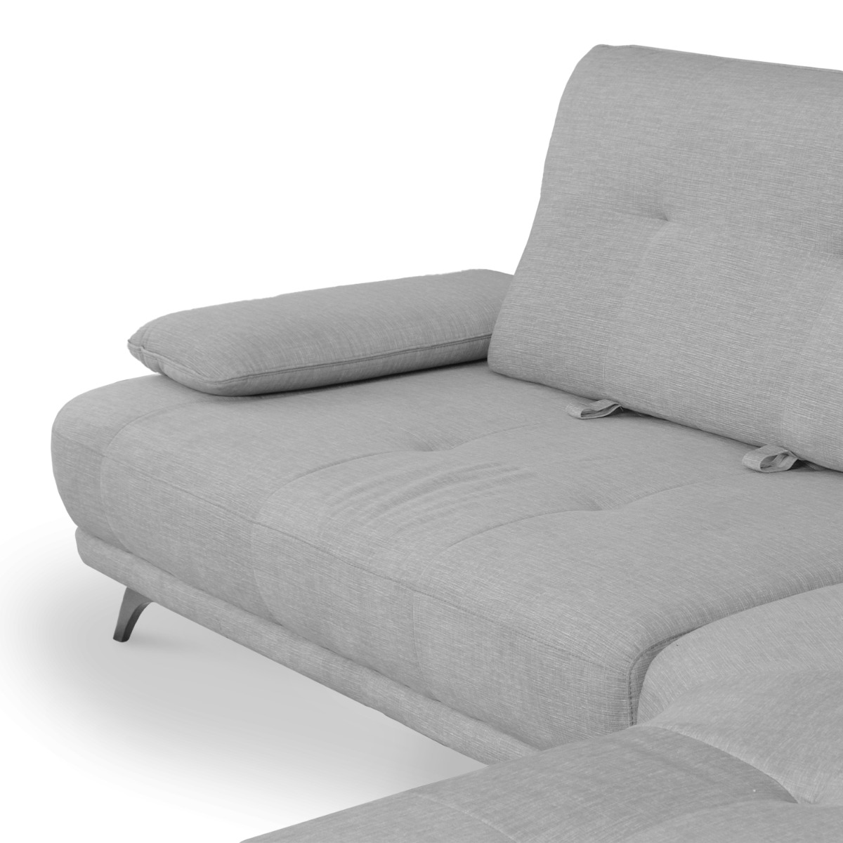 Claudia Left Corner Sofa With Adjustable Back