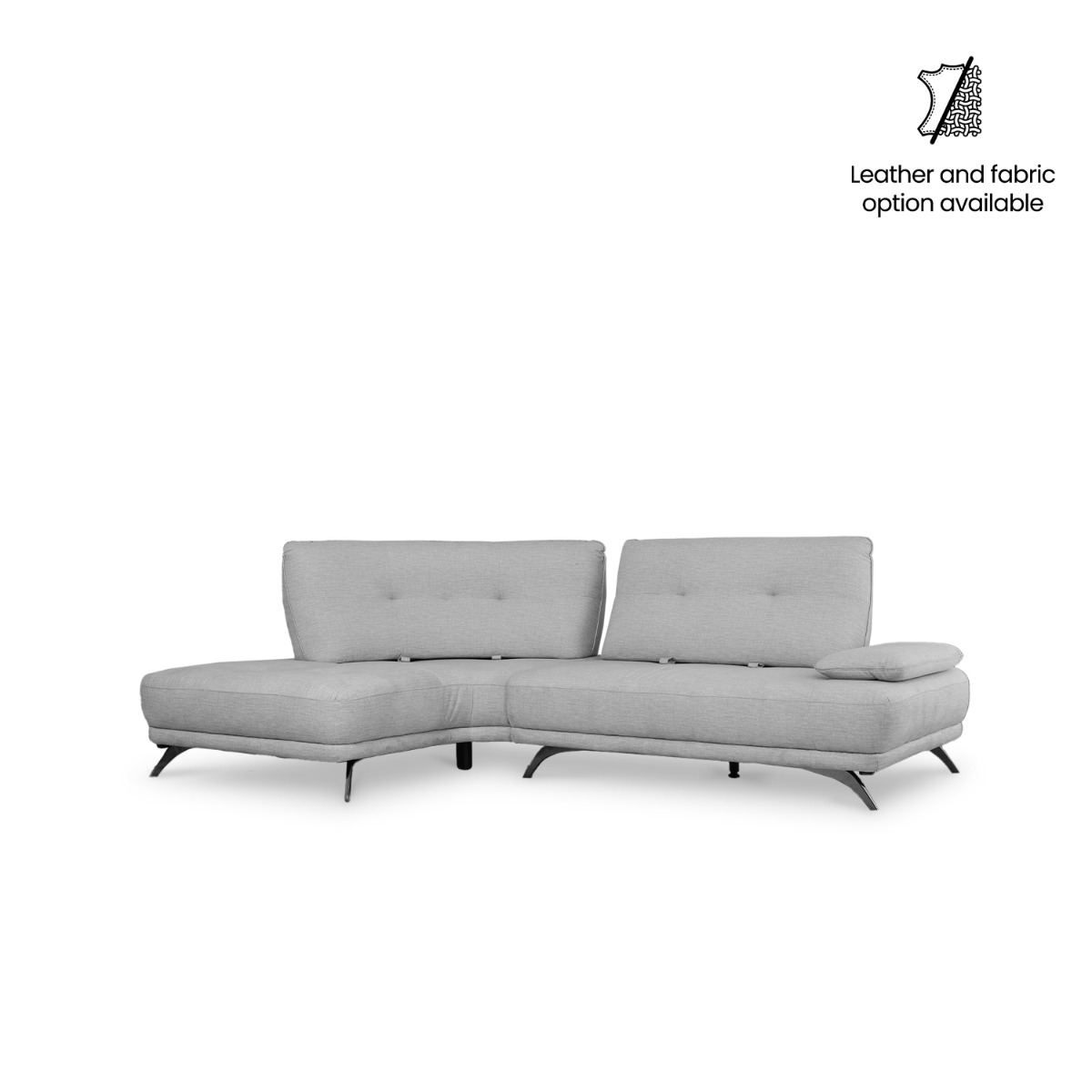 Claudia Right Corner Sofa With Adjustable Back