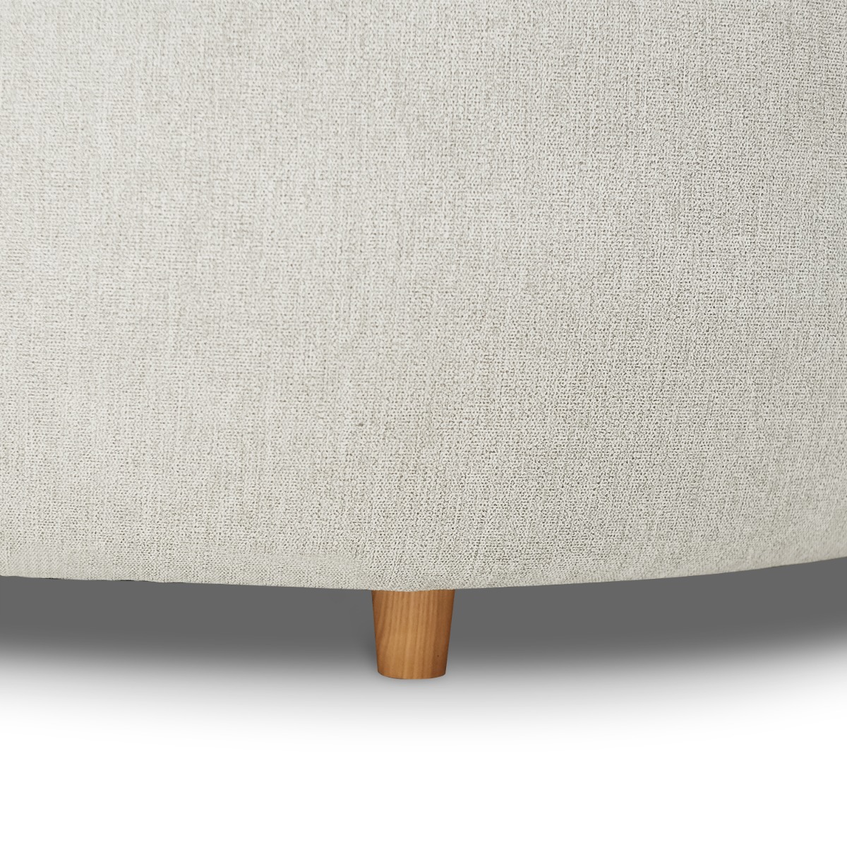 Cleona Sand Grey Curve Corner Sofa