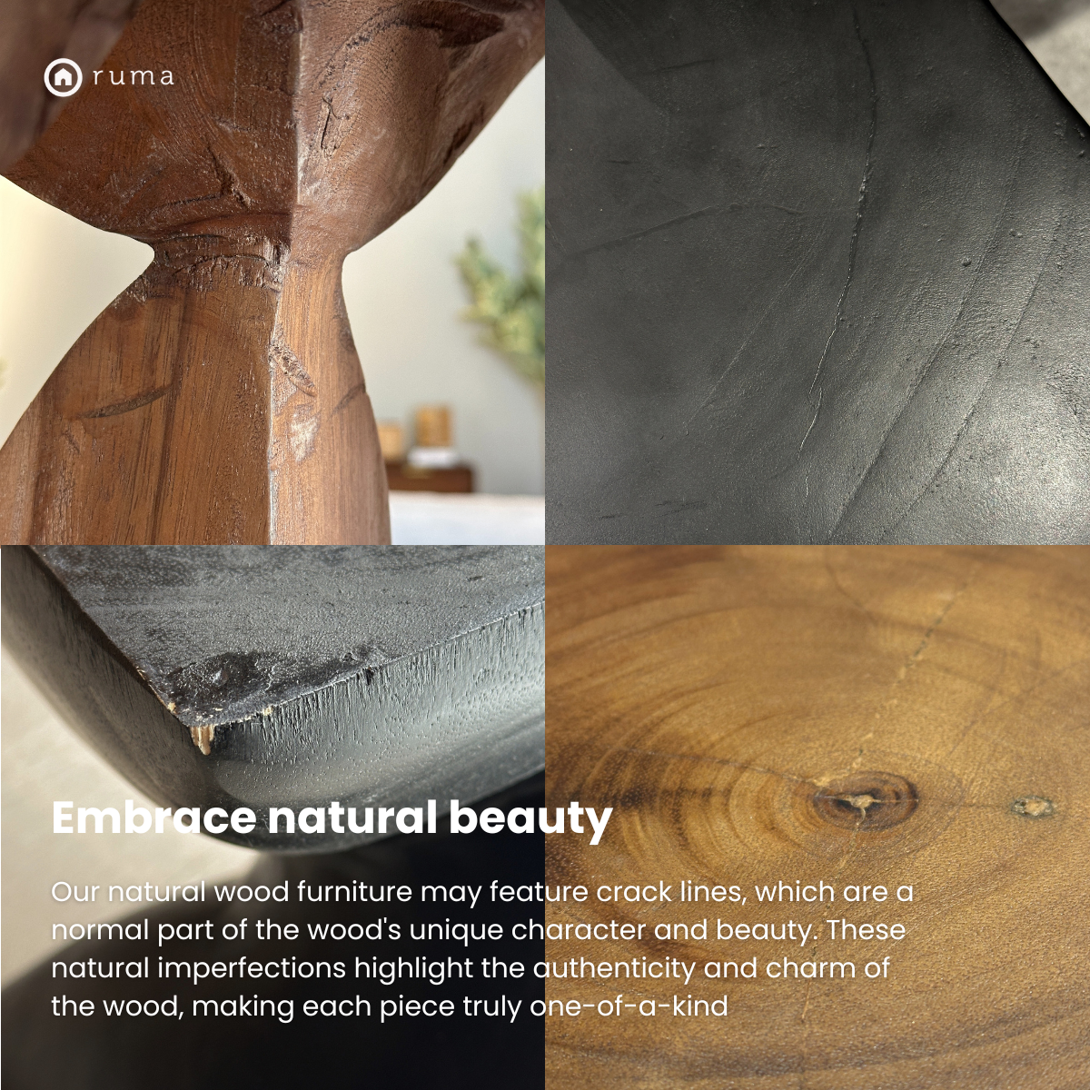 Suzain Ebony Stool