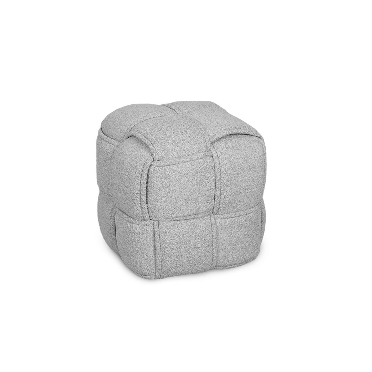 Cuboid Mist Grey Stool