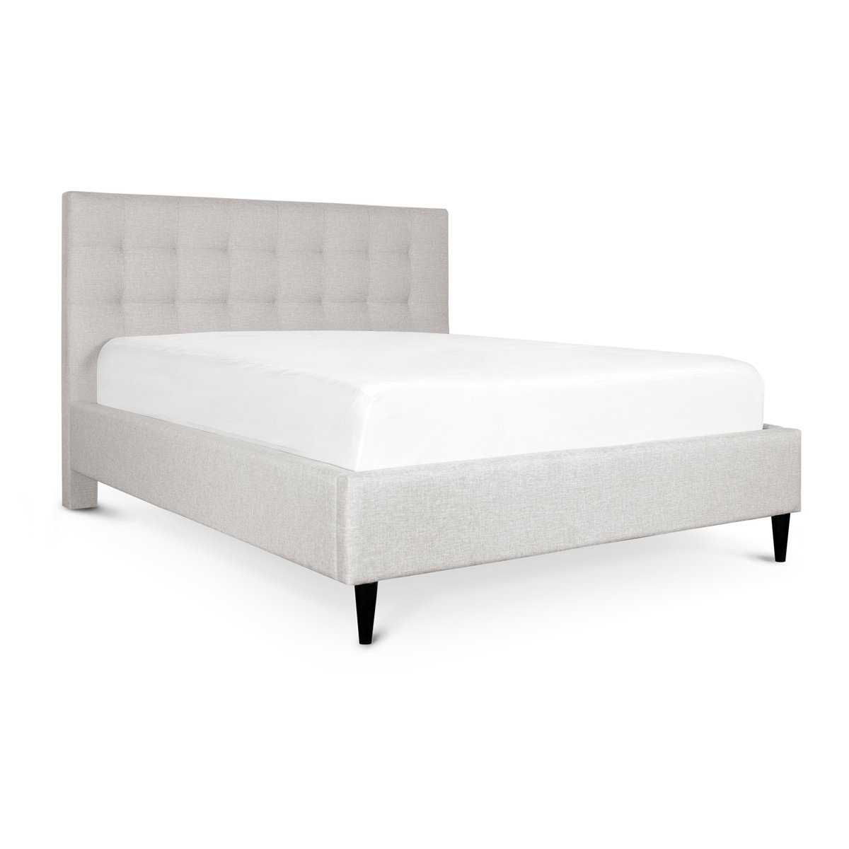 Lillian Oatmeal Queen Bed