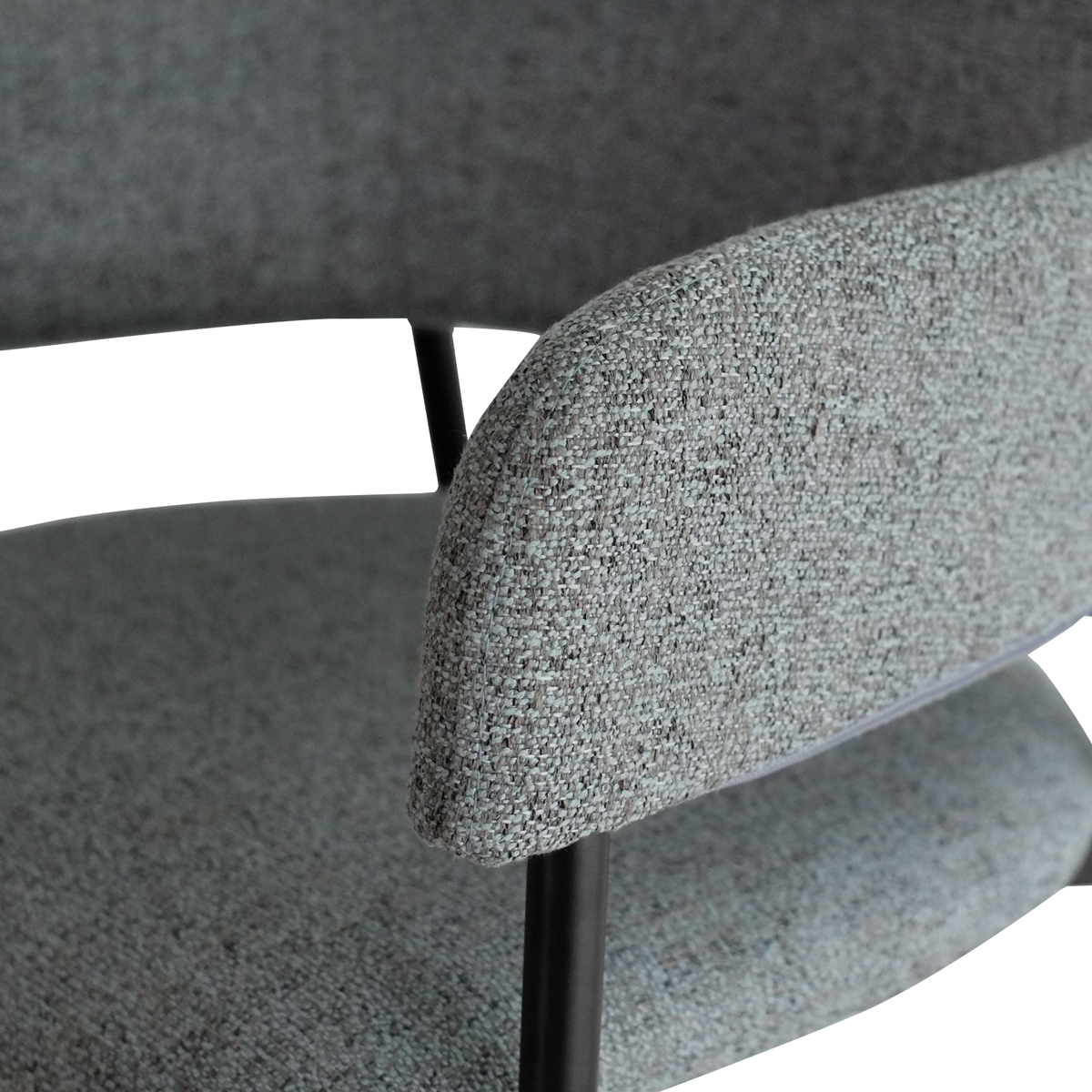 Damien Pebble Gray Bar Stool