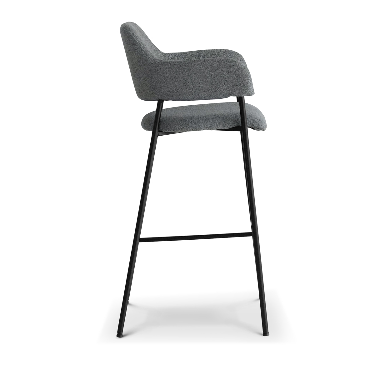 Damien Pebble Gray Bar Stool