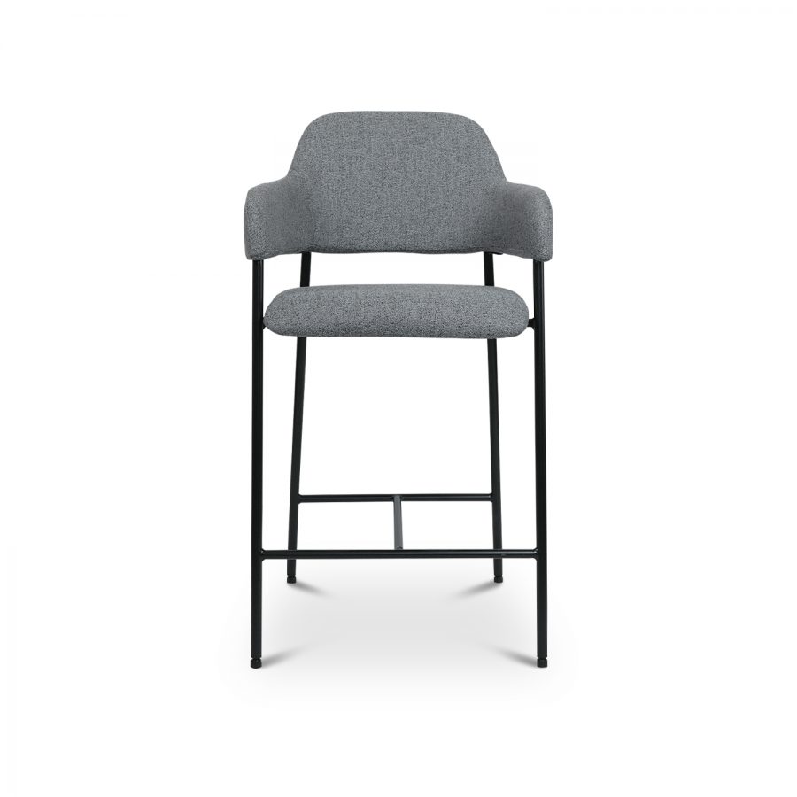 Damien Pebble Gray Counter Stool