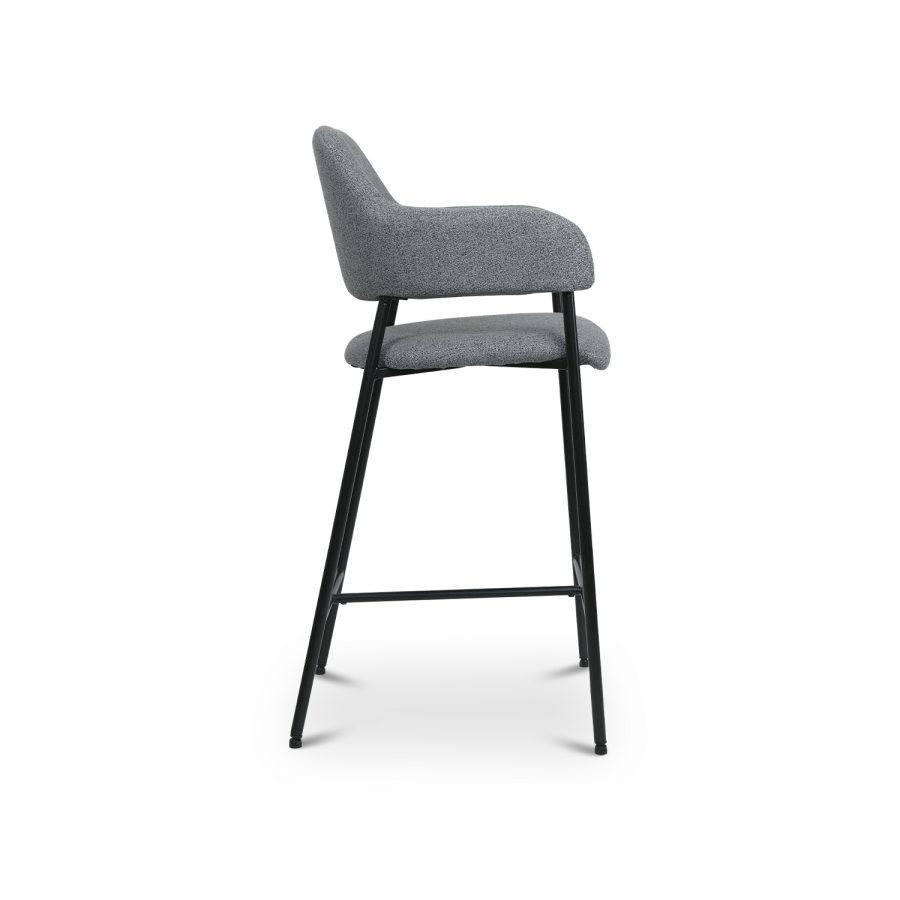 Damien Pebble Gray Counter Stool