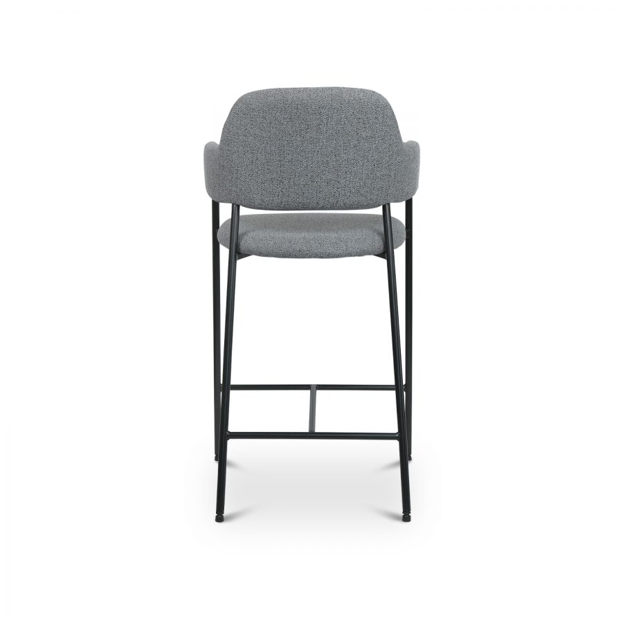 Damien Pebble Gray Counter Stool