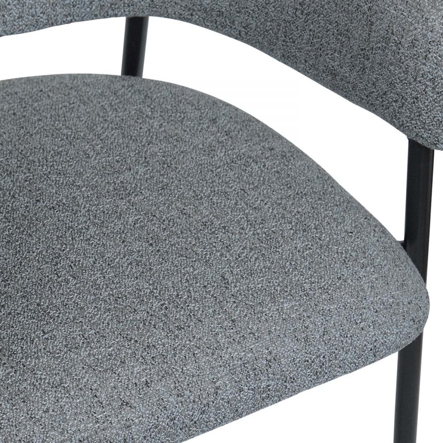 Damien Pebble Gray Counter Stool