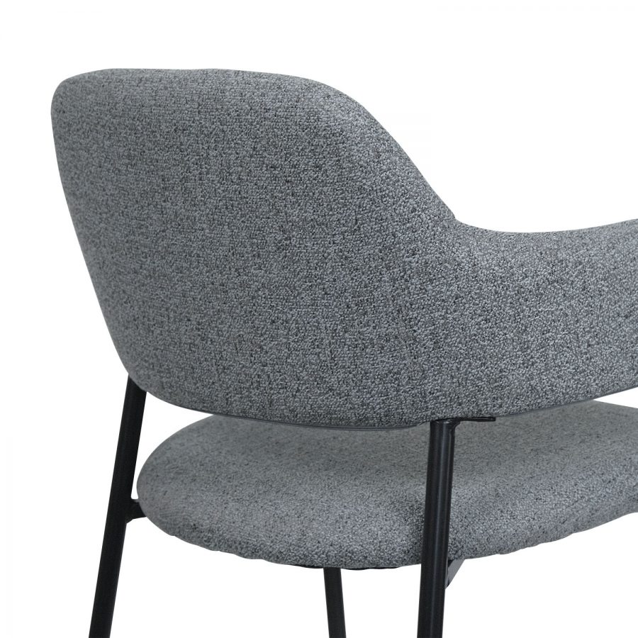 Damien Pebble Gray Counter Stool