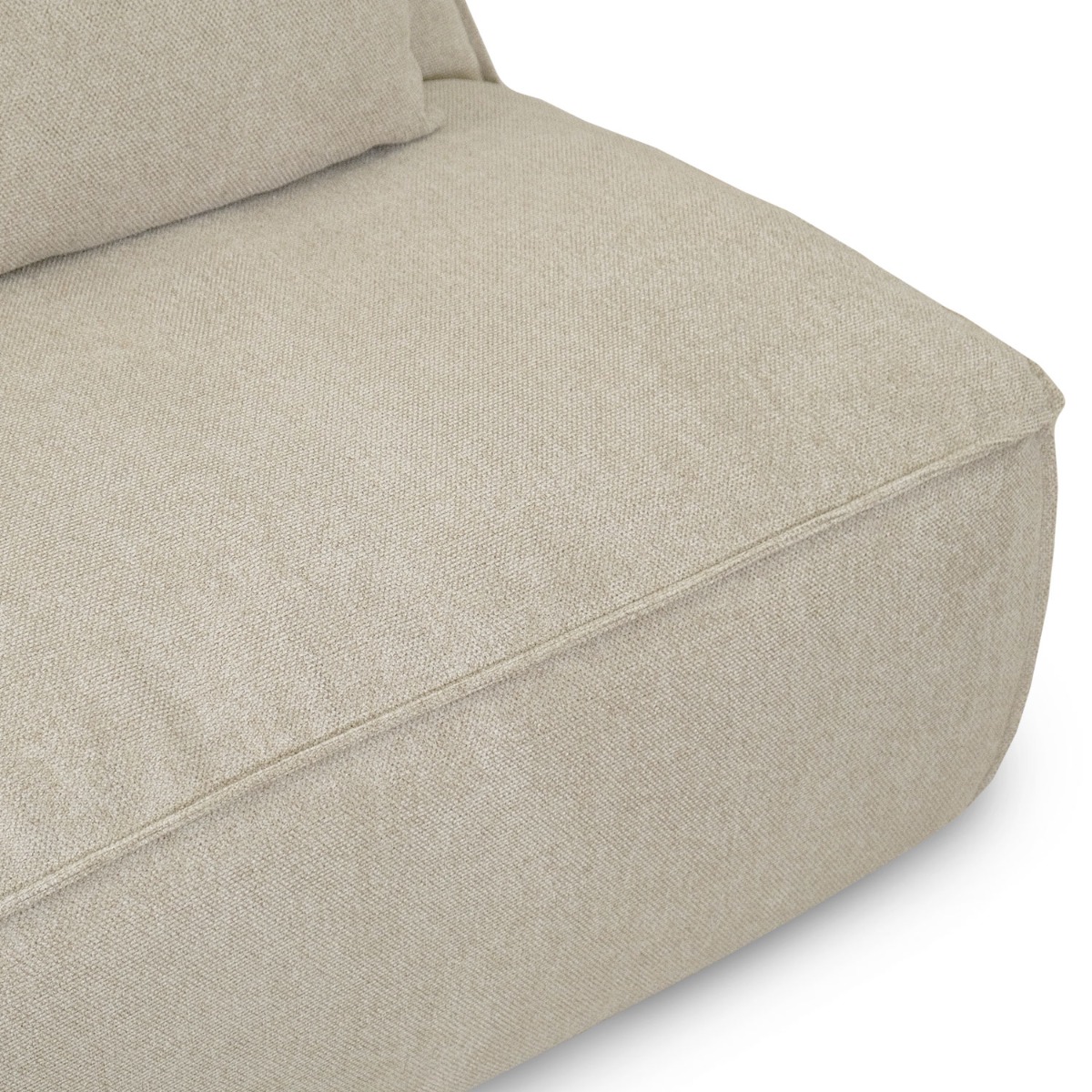 Daphne Stone Grey Modular Armless Sofa