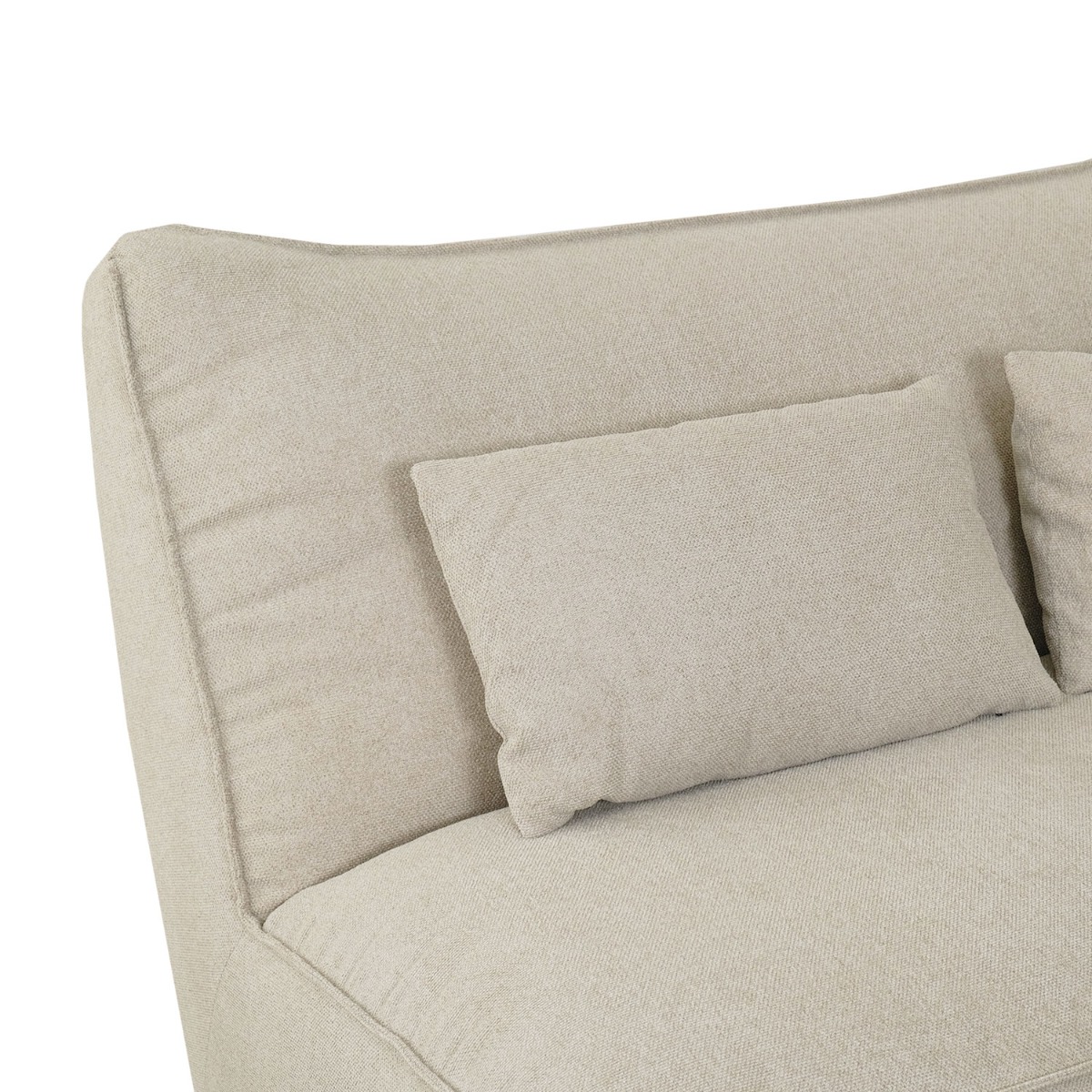 Daphne Stone Grey Modular Armless Sofa