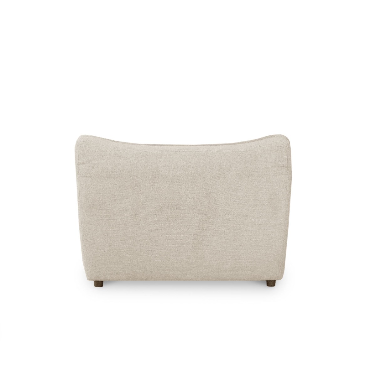 Daphne Stone Grey Modular Armless Chaise
