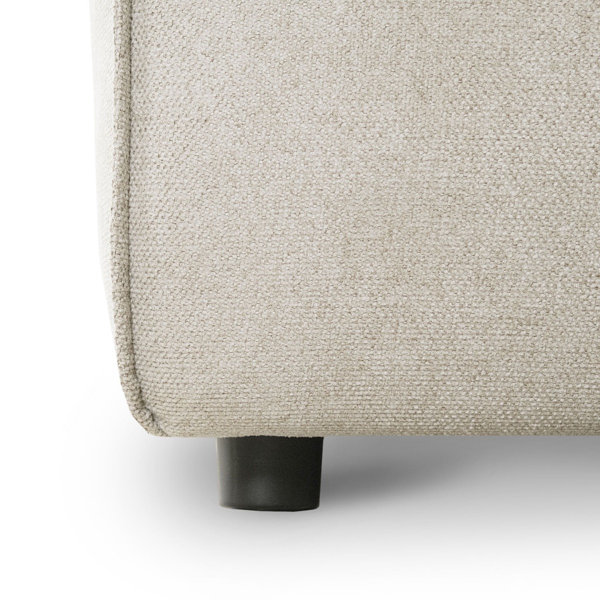 Daphne Stone Grey Modular Armless Chaise