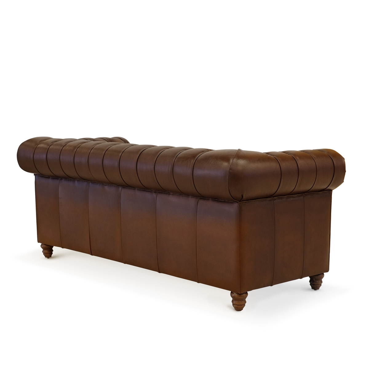 Kinsley Wash-Off Leather Chesterfield 3 Seater Sofa