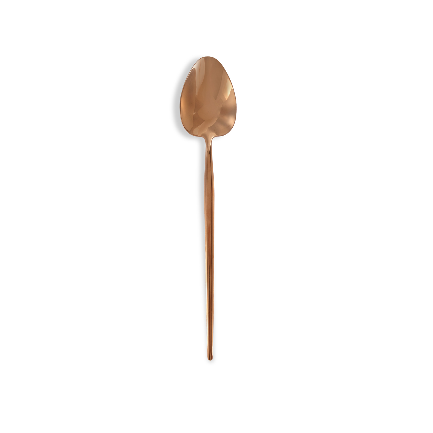 Shiny Rose Gold 5pcs Cutlery Portable Set