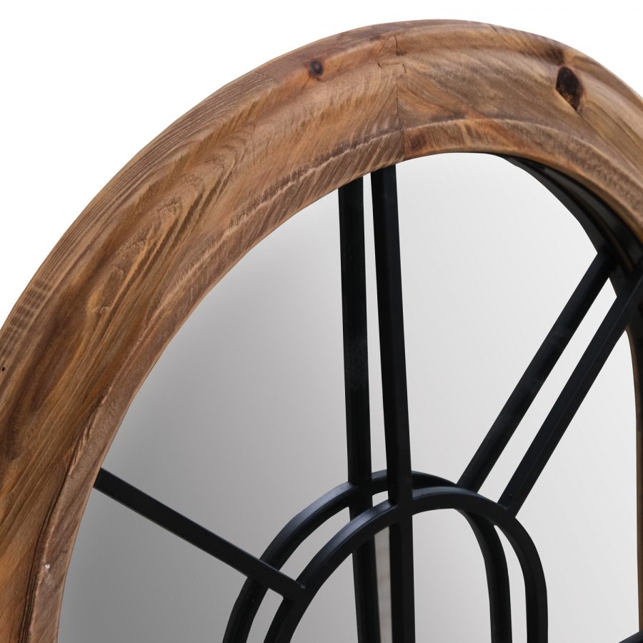Reclaimed Wood Decorative Mirror Small